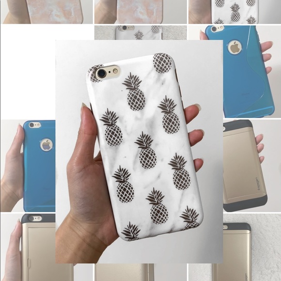 marble with pineapple iphone 6S+ / 6+ case - Picture 1 of 3